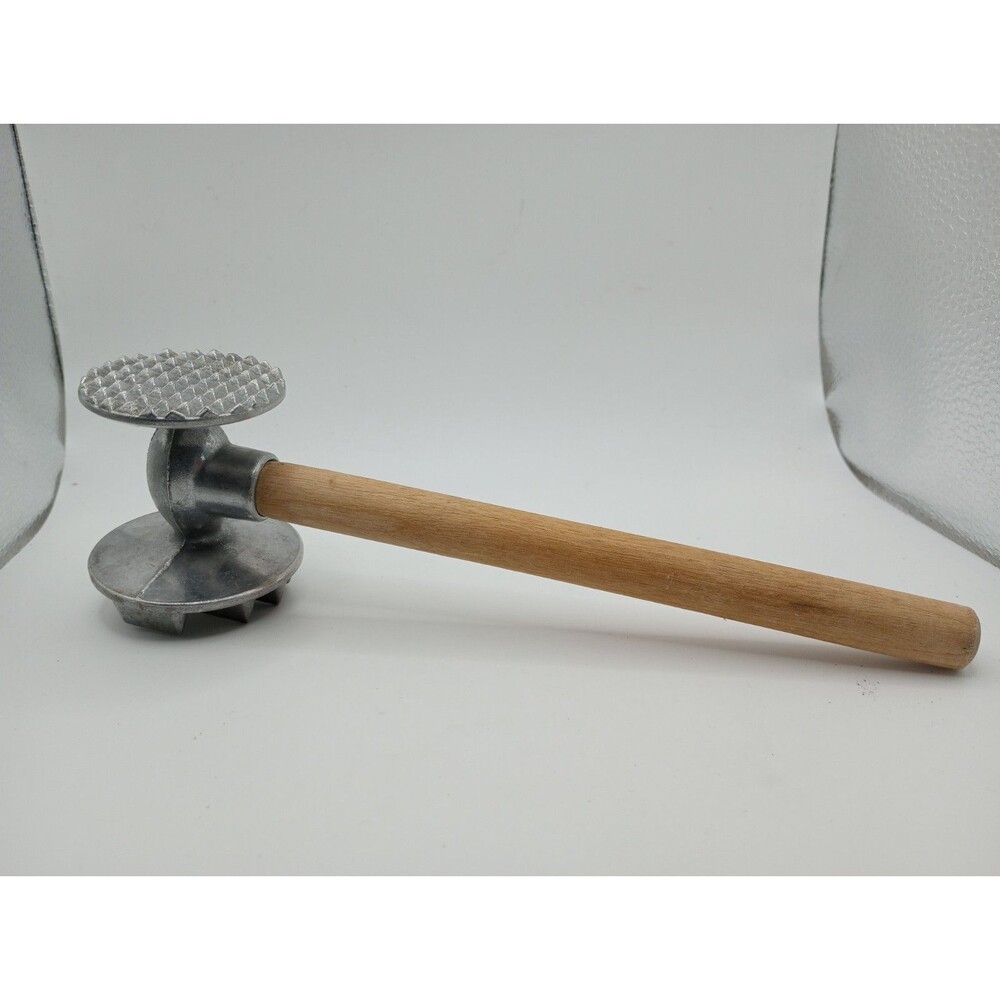 Vintage Meat Tenderizer Double Sided Wood Handle Modern Industries Des Moines - Picture 3 of 9